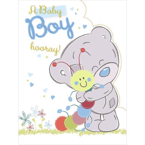 New Baby Boy Large Tiny Tatty Teddy Me to You Bear Card £3.59